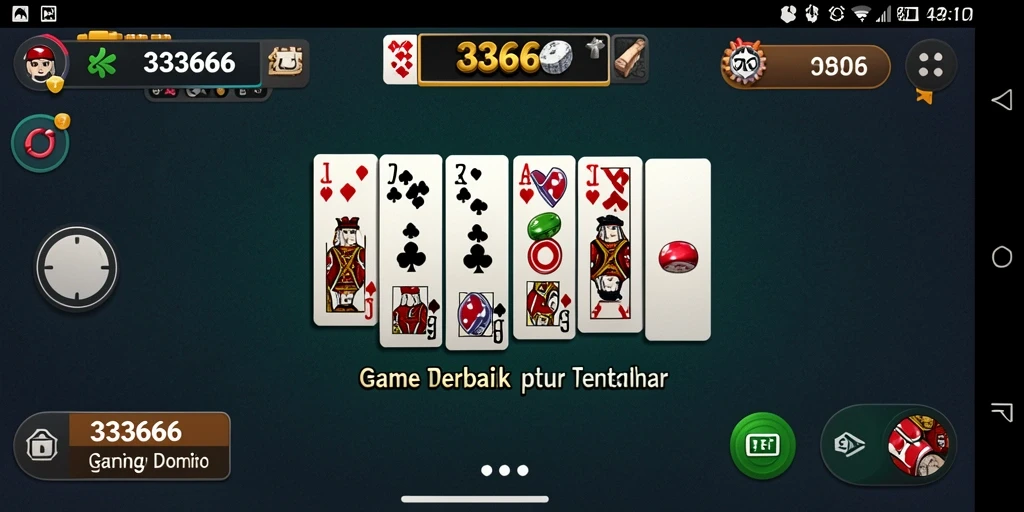 Tampilan gameplay Domino yang seru dan menarik di 333666.