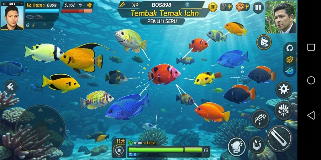 Gameplay seru Tembak Ikan dalam <strong>BOS898</strong>.