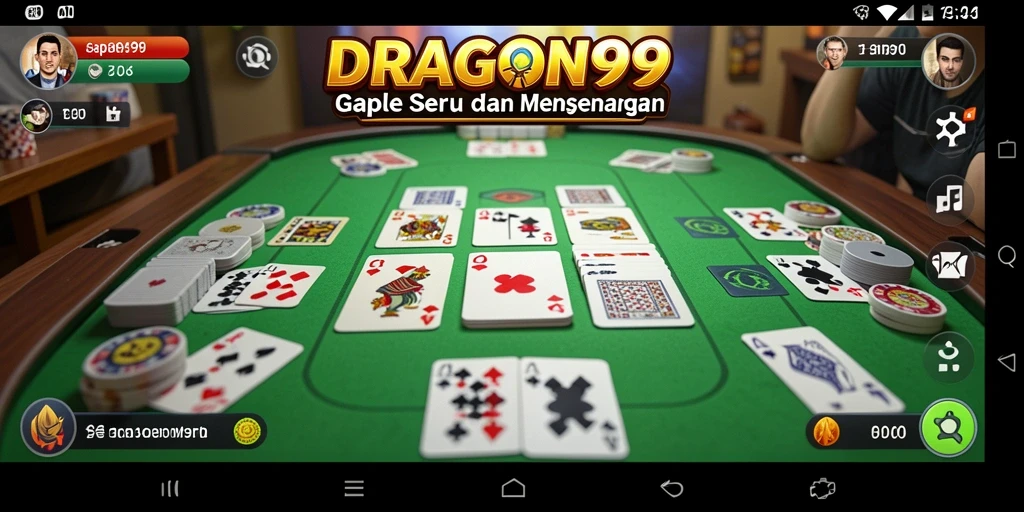 Gameplay Gaple seru dan interaktif di DRAGON99.