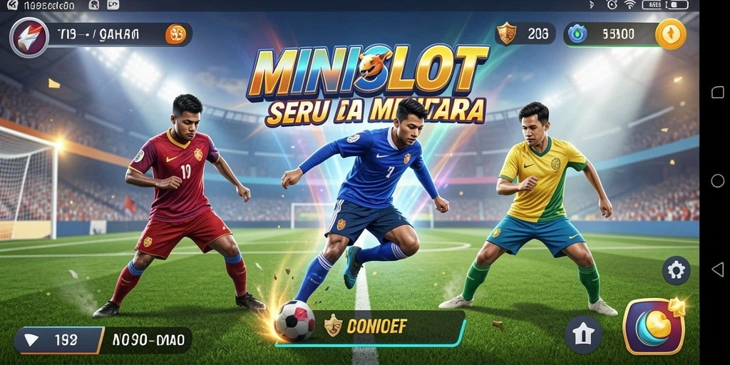 Tampilan gameplay seru dari MINISLOT saat berkompetisi di olahraga.