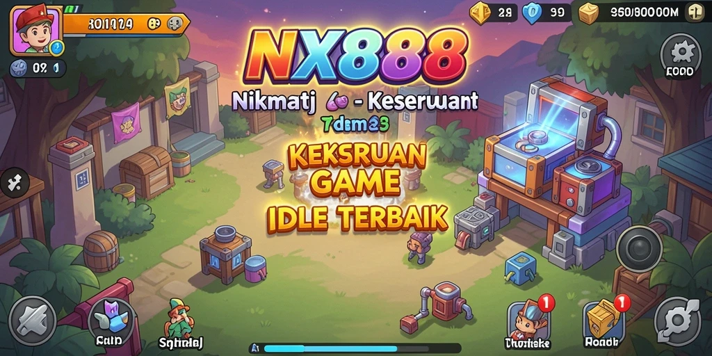 Tampilan gameplay NX888 yang menarik dan interaktif saat bermain Idle.