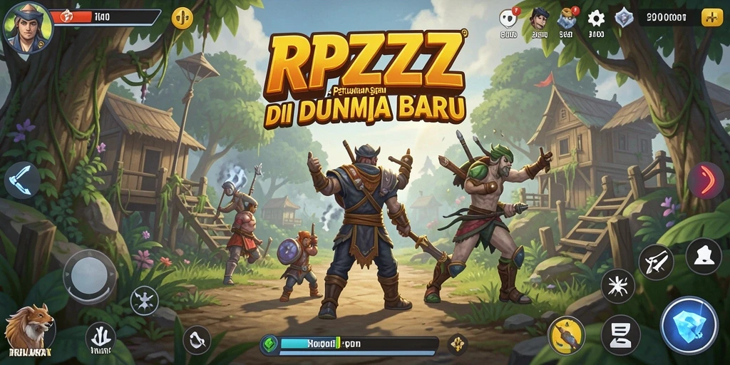 Screenshot menunjukkan gameplay seru dan visual memukau dari RPZZZ.